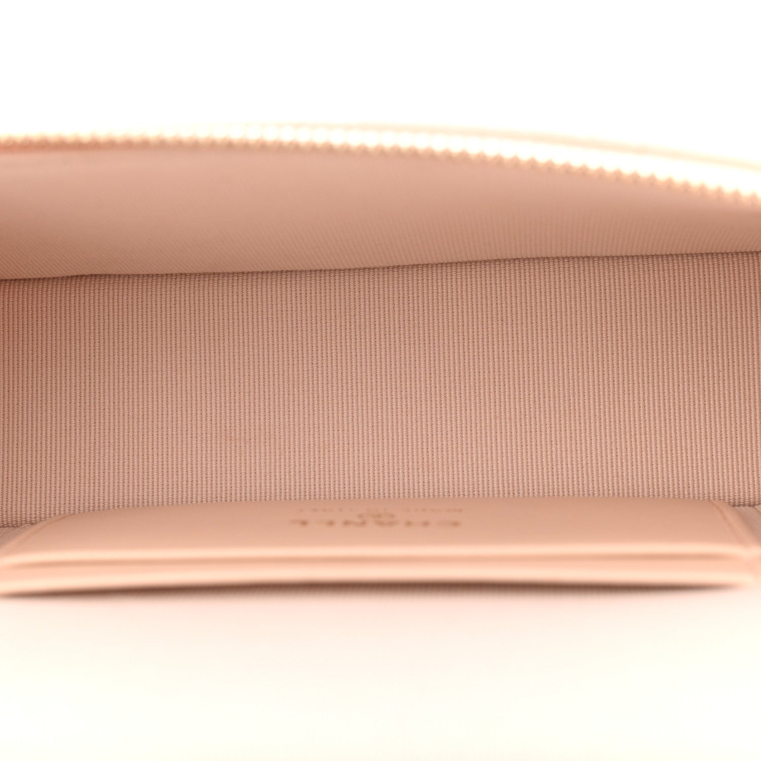 Chanel Caviar Quilted Top Handle Slim Vanity With Chain Beige 5 of 11