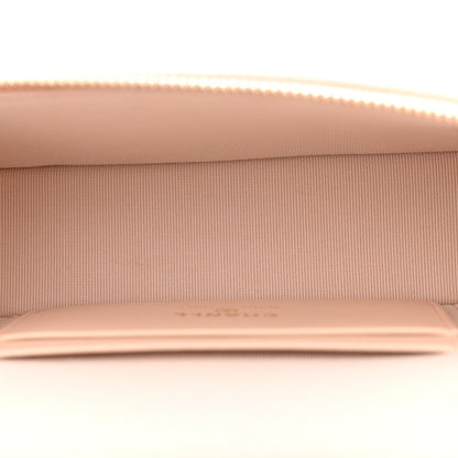 Chanel Caviar Quilted Top Handle Slim Vanity With Chain Beige 5 of 11