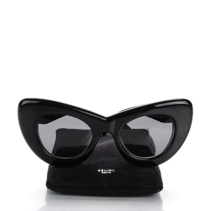Celine Papillon Cat Eye Sunglasses CL 41055/S Black 6 of 6
