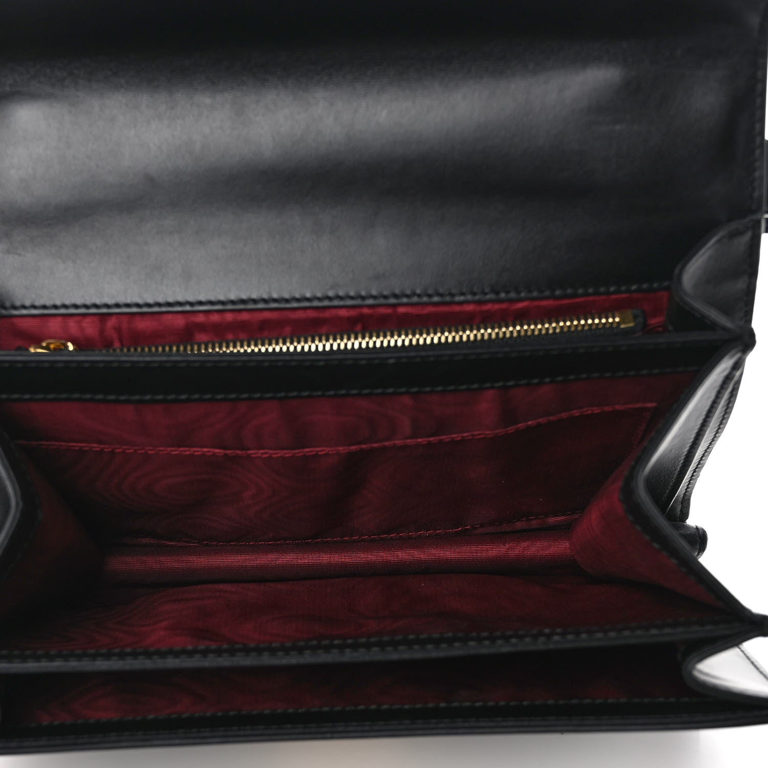 Gucci Smooth Calfskin Small Zumi Shoulder Bag Black 5 of 9