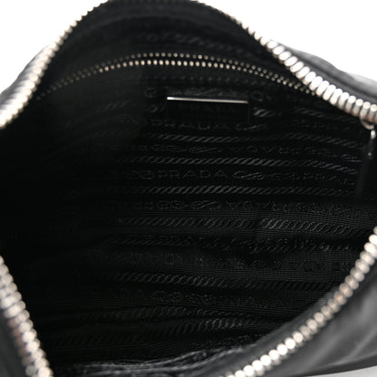 Prada Tessuto Nylon Saffiano Mini Re-Edition 2005 Bag Black 5 of 9