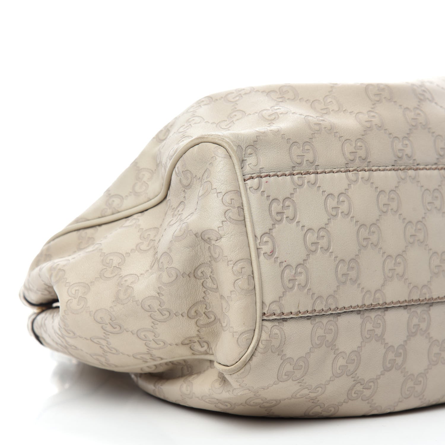 Gucci Guccissima Medium Sukey Tote Mystic White 9 of 14