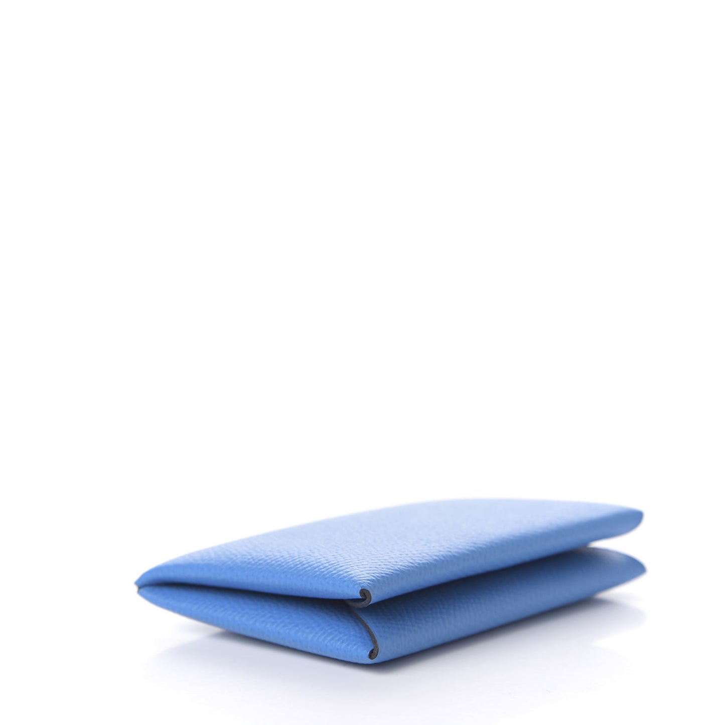 Epsom Calvi Card Case Bleu Zellige