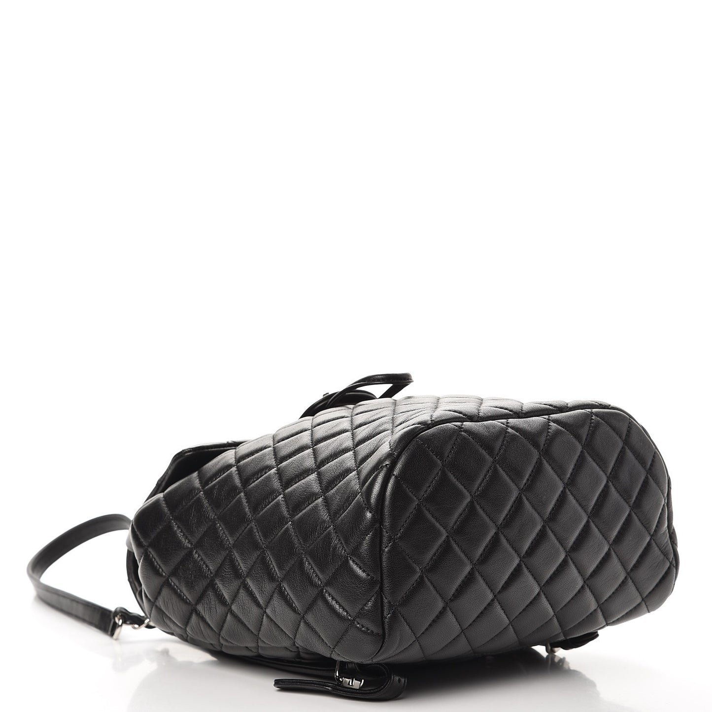 Lambskin Quilted Small Urban Spirit Backpack Black