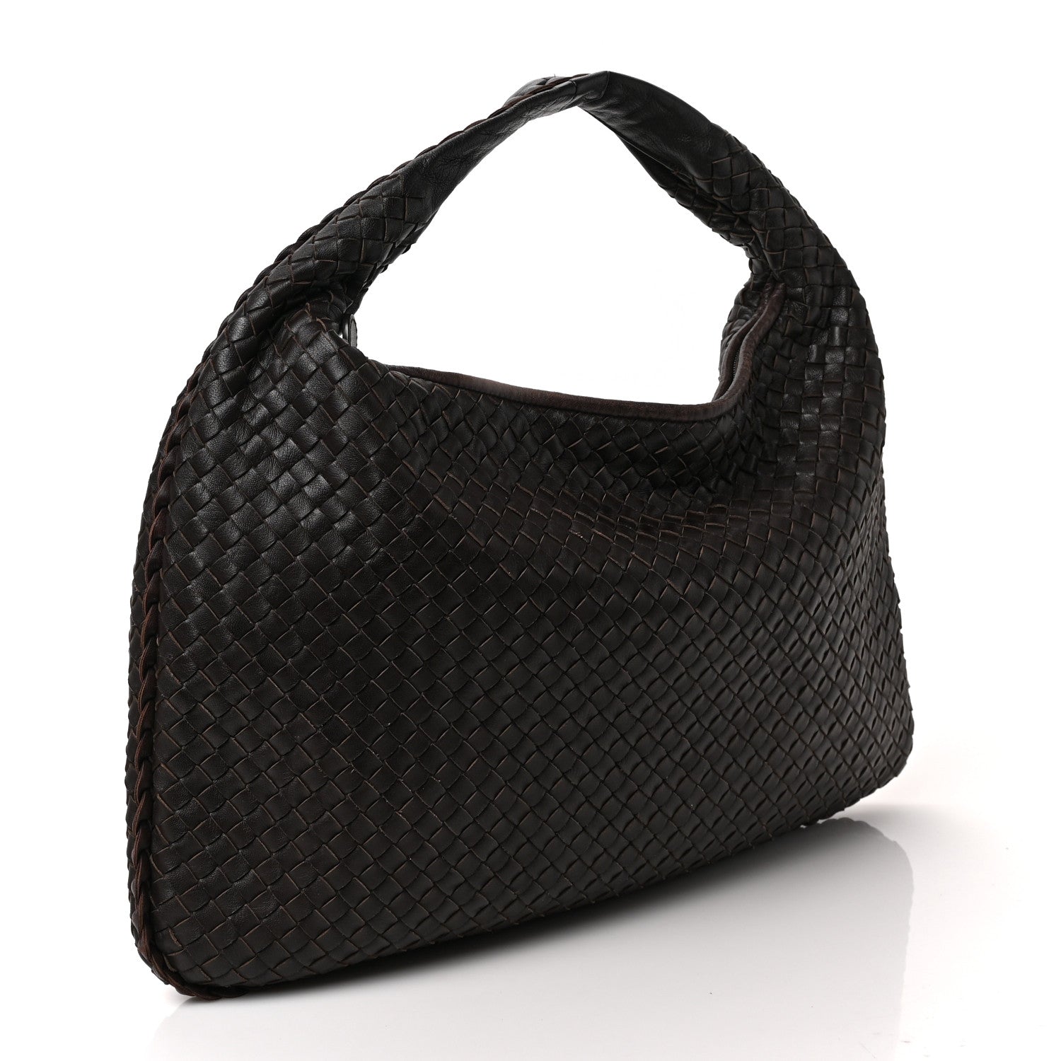 Bottega Veneta Nappa Intrecciato Large Veneta Hobo Ebano 3 of 11