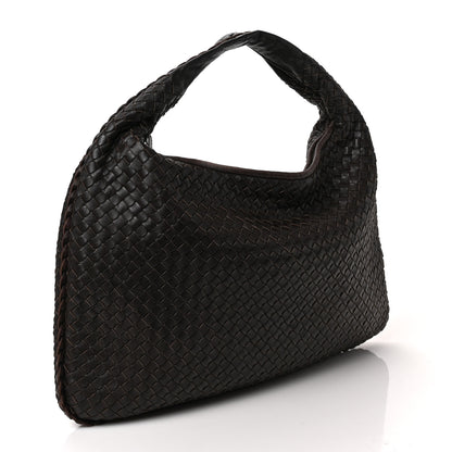 Bottega Veneta Nappa Intrecciato Large Veneta Hobo Ebano 3 of 11