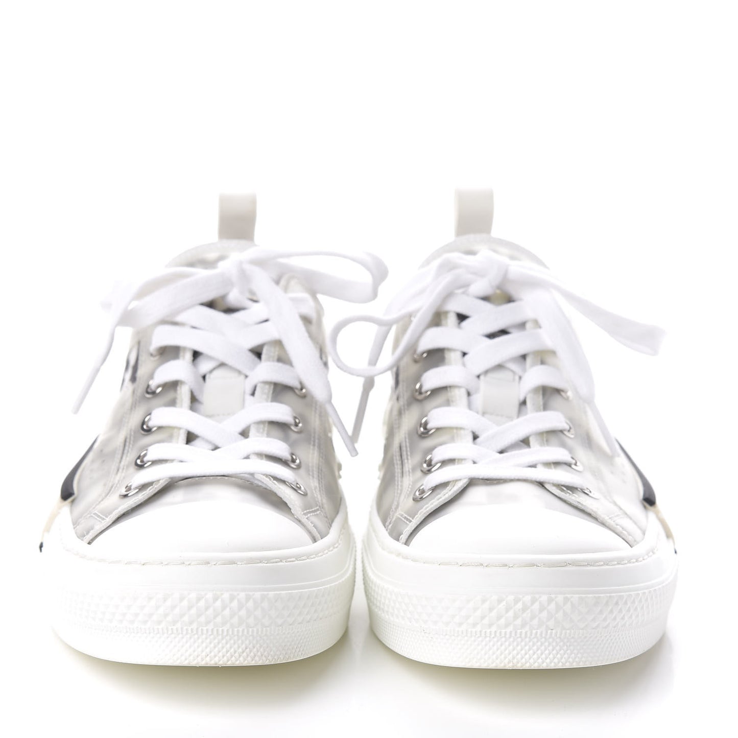 Technical Canvas Oblique Womens B23 Low Top Sneaker 39 White Black