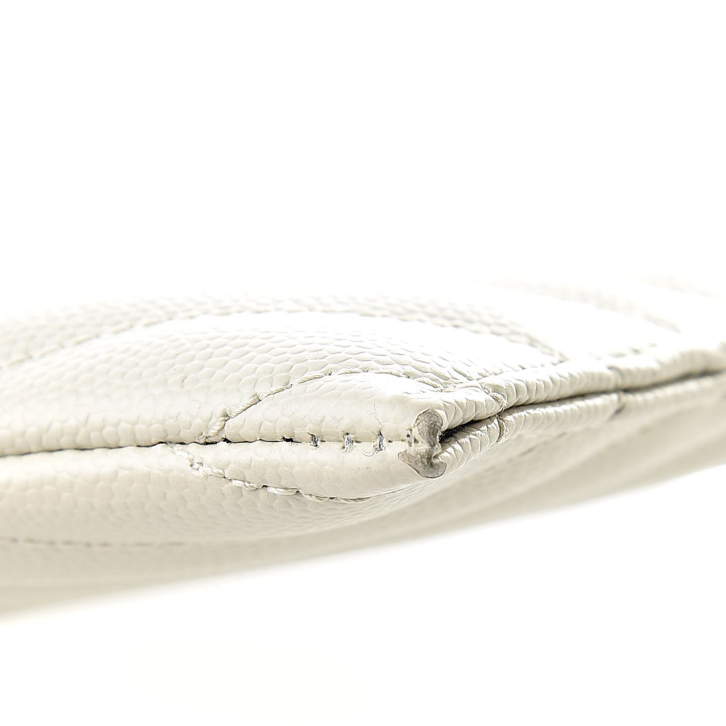 Grain De Poudre Chevron Monogram Bill Pouch Crema Soft