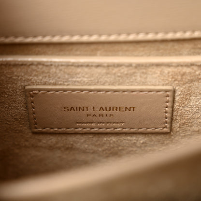 Saint Laurent Calfskin Medium Monogram Sunset Dark Beige 6 of 11