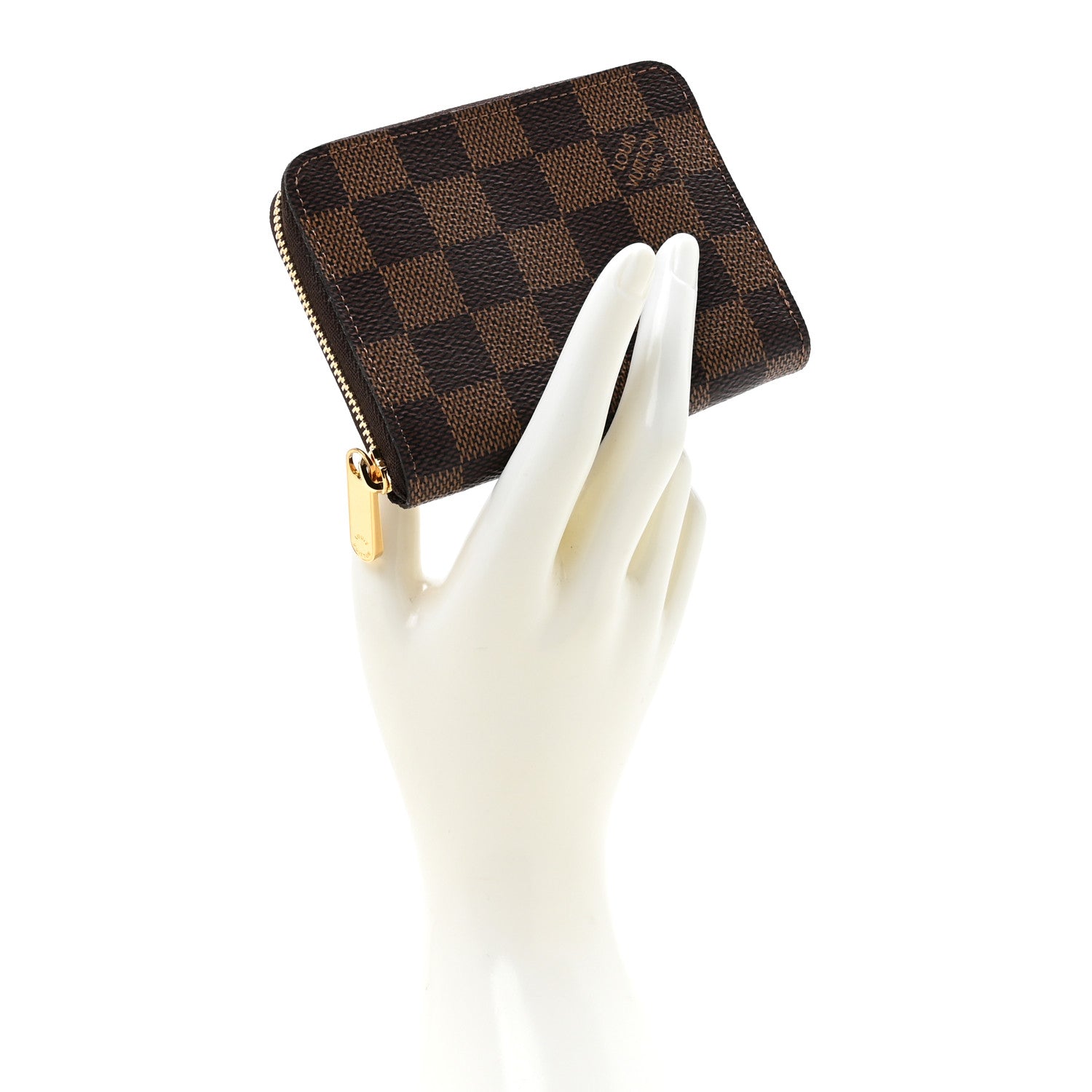 Louis Vuitton Damier Ebene Zippy Coin Purse 2 of 8