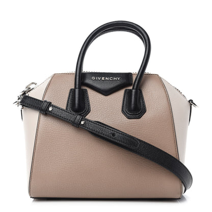 Givenchy Sugar Goatskin Mini Tri-Color Antigona Linen 1 of 12