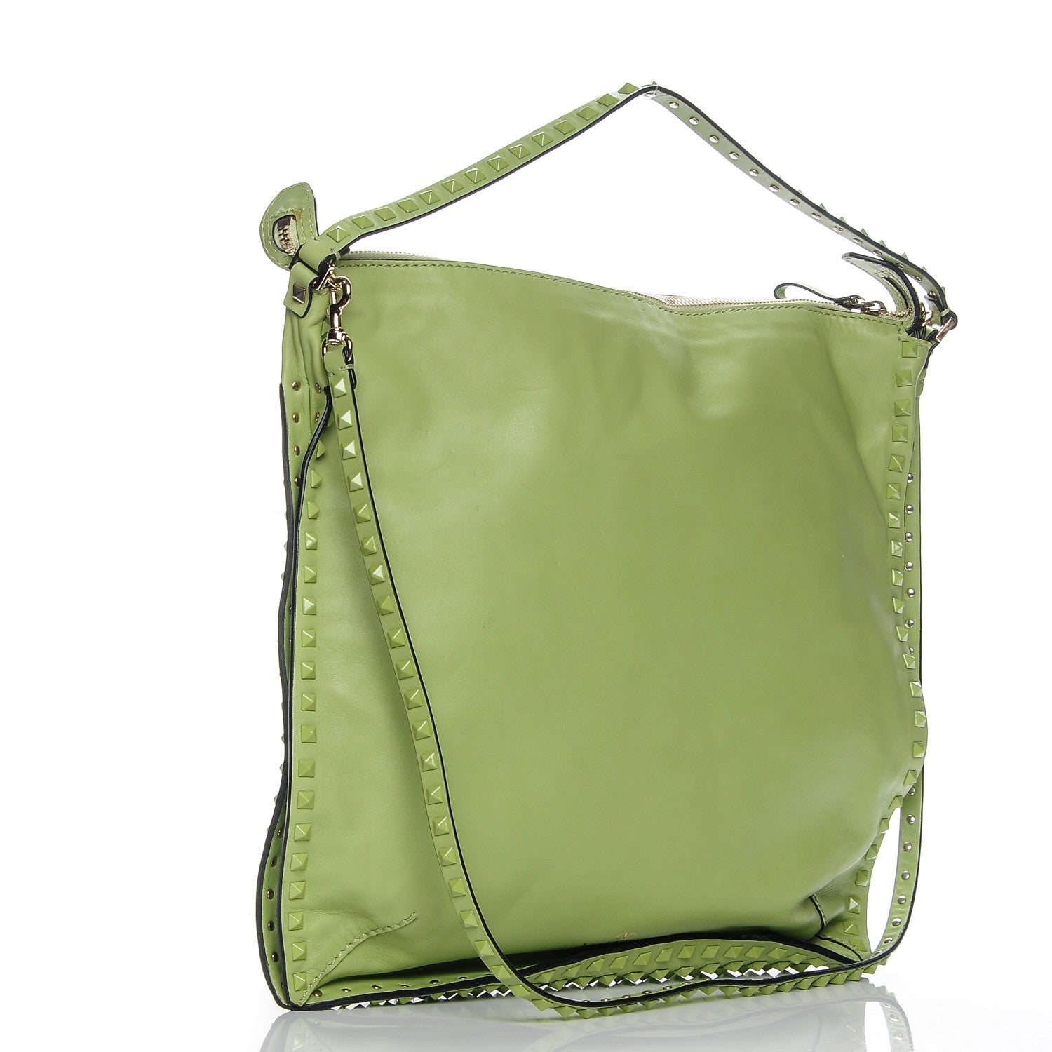 Valentino Garavani Vitello Rockstud All Over Messenger Pop Apple 3 of 7