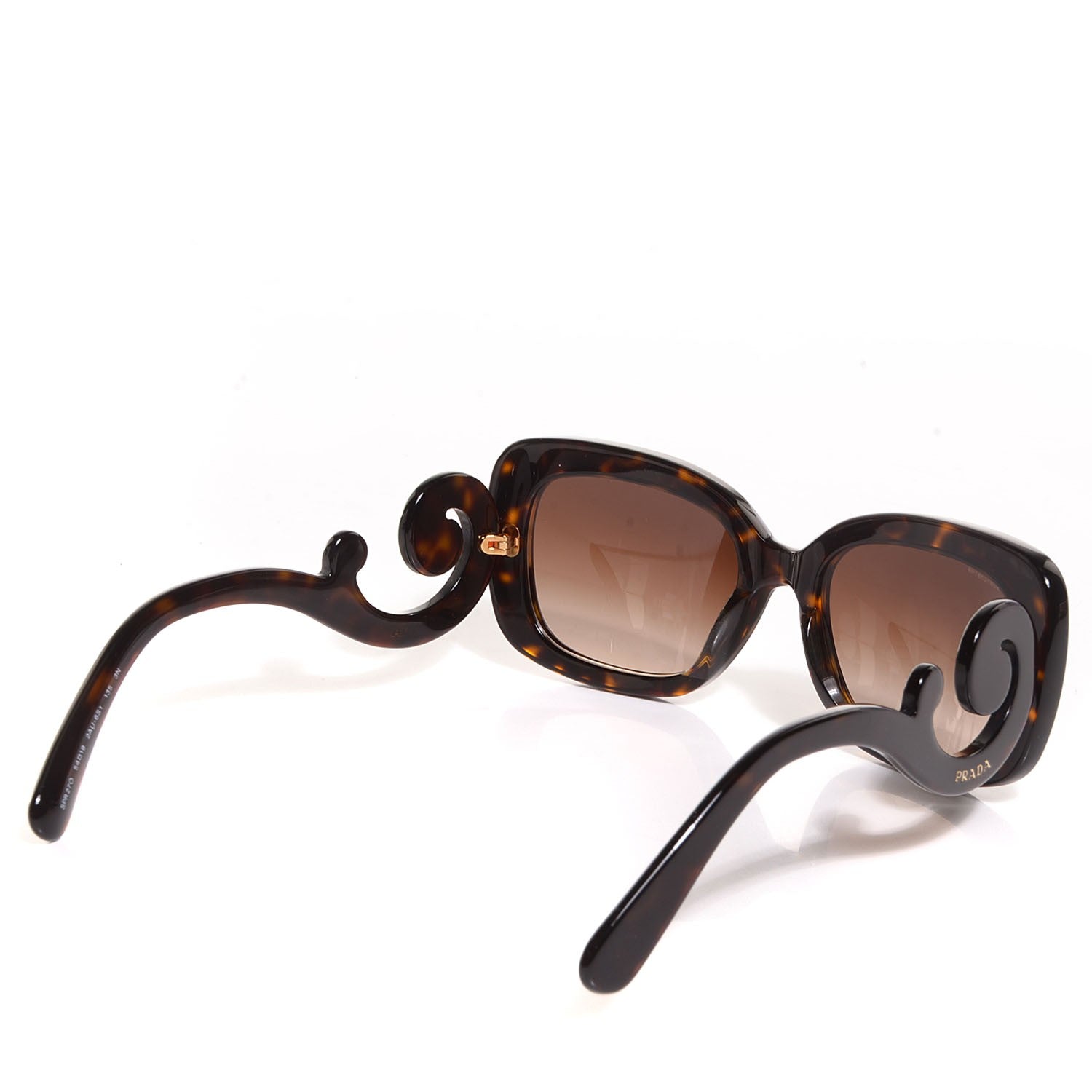 Prada Acetate Baroque Sunglasses SPR 27O Tortoise 2 of 5
