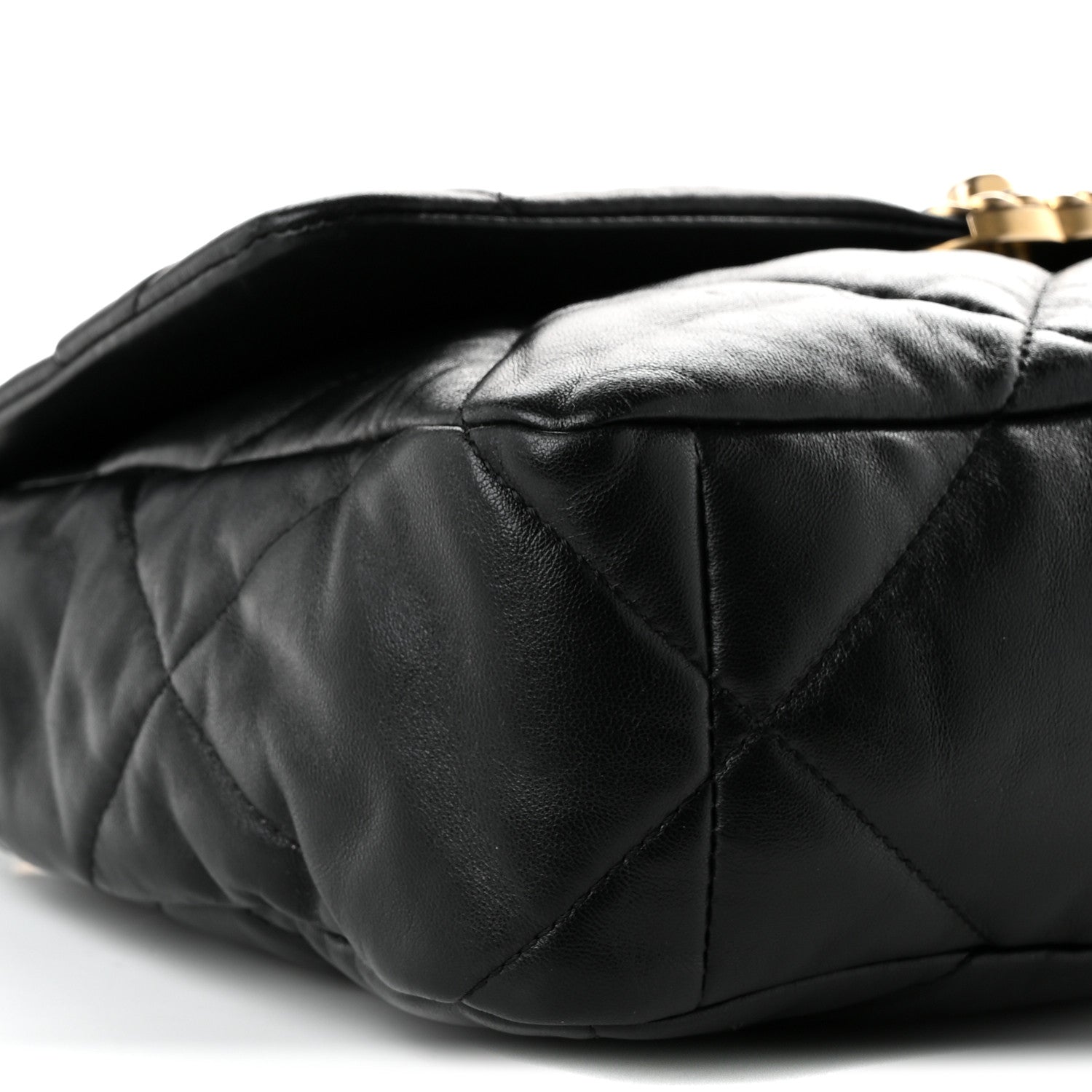 Chanel Lambskin Quilted Large Chanel 19 Flap Black 9 of 11