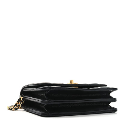 Chanel Caviar Quilted Chain Link Clutch With Chain Black 4 of 12