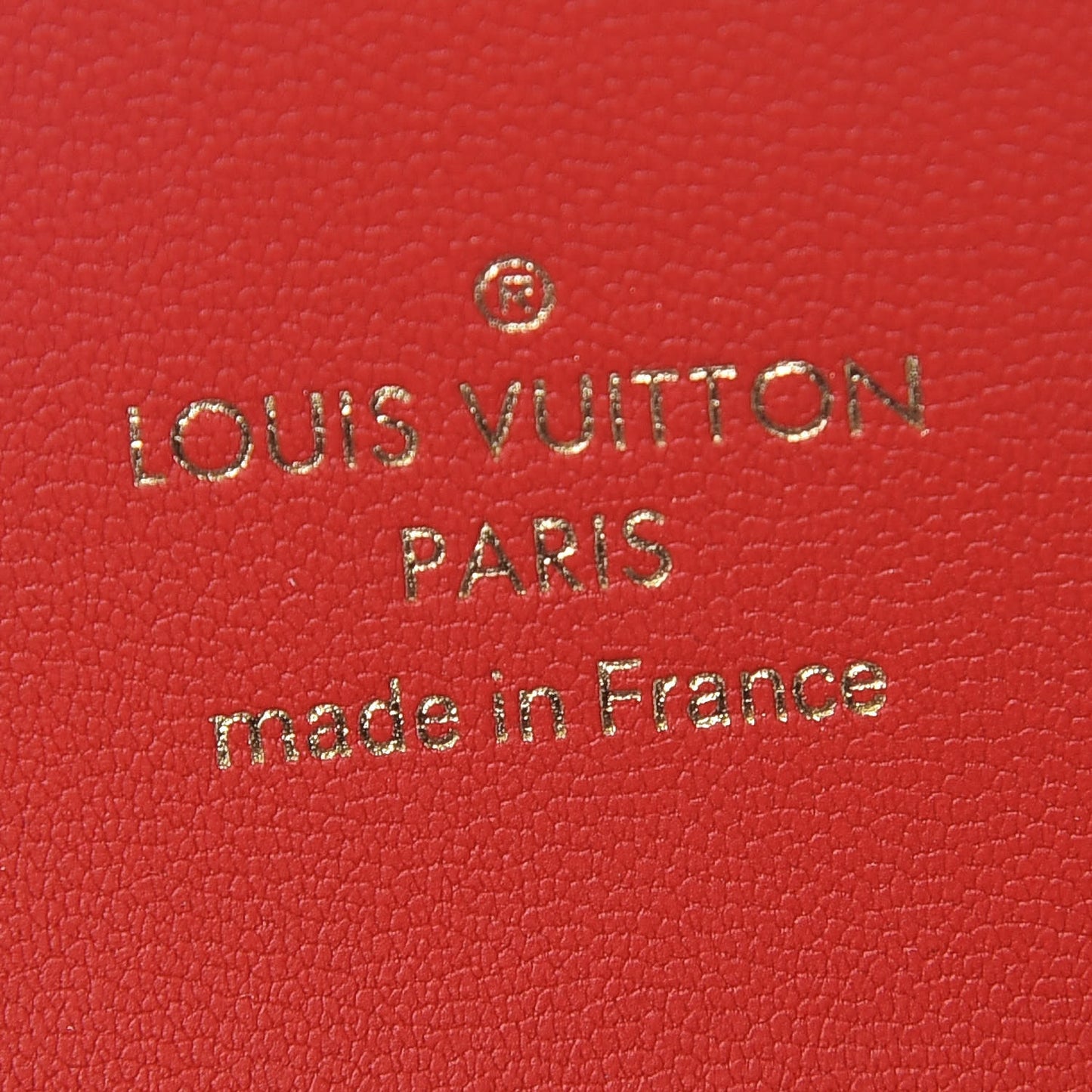Monogram Medium Kirigami Pochette Insert Coquelicot