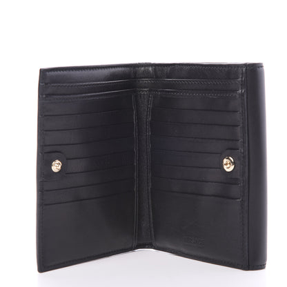 Versace Calfskin Medusa Compact Wallet Black 5 of 9