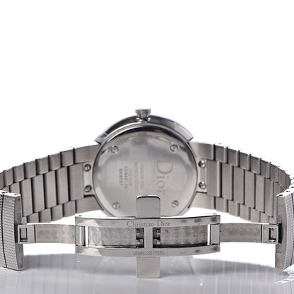 Christian Dior Stainless Steel Diamond Mother of Pearl 33mm La D De Dior Quartz Watch 6 of 10