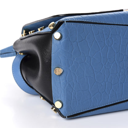 Jimmy Choo Grainy Calfskin Small Lockett Shoulder Bag Blue 6 of 12
