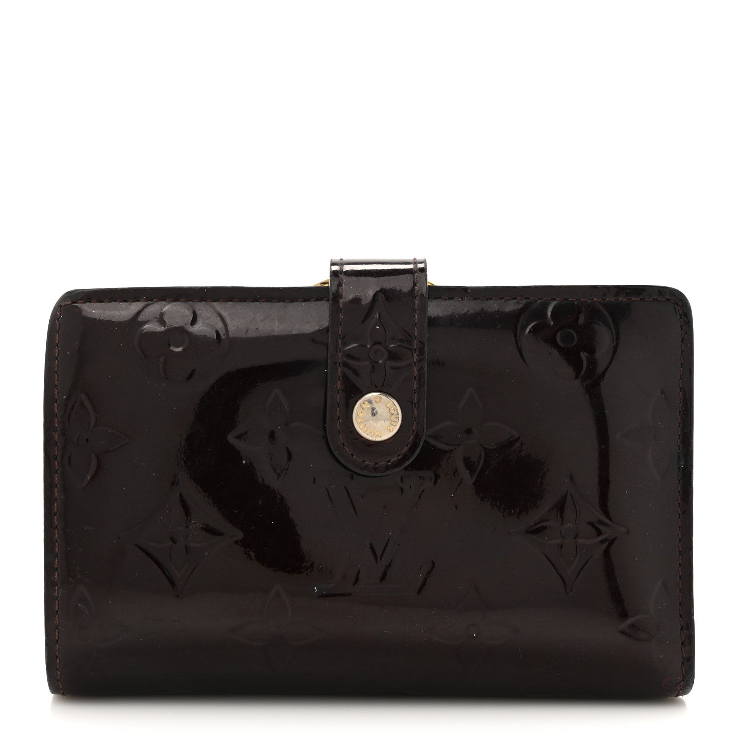 Louis Vuitton Vernis French Purse Wallet Amarante 1 of 14