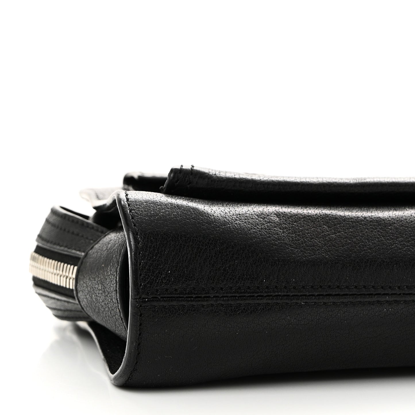 Calfskin PS13 Shoulder Bag Black