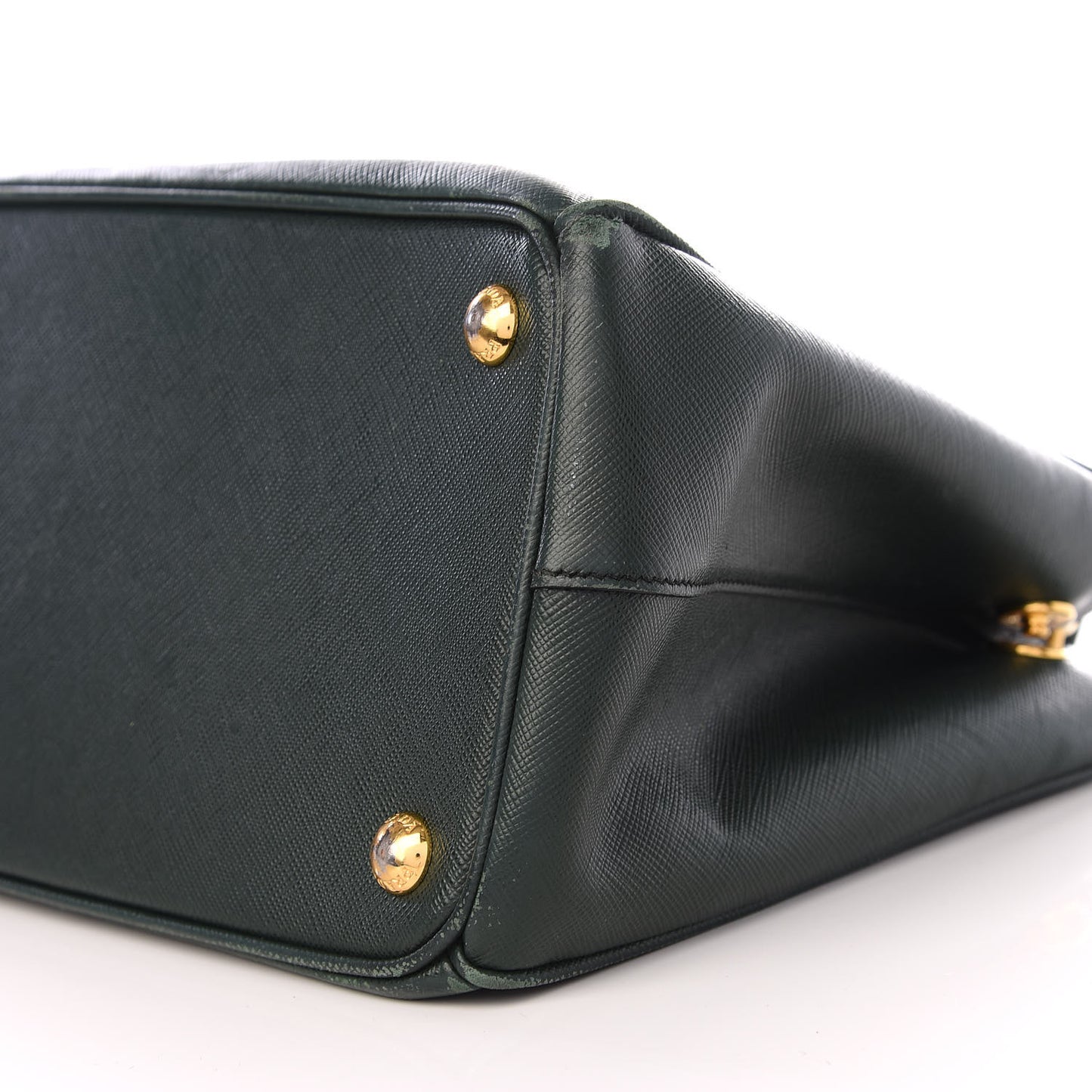 Saffiano Medium Galleria Double Zip Tote Smeraldo