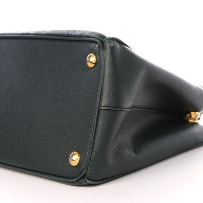 Prada Saffiano Medium Galleria Double Zip Tote Smeraldo 7 of 9
