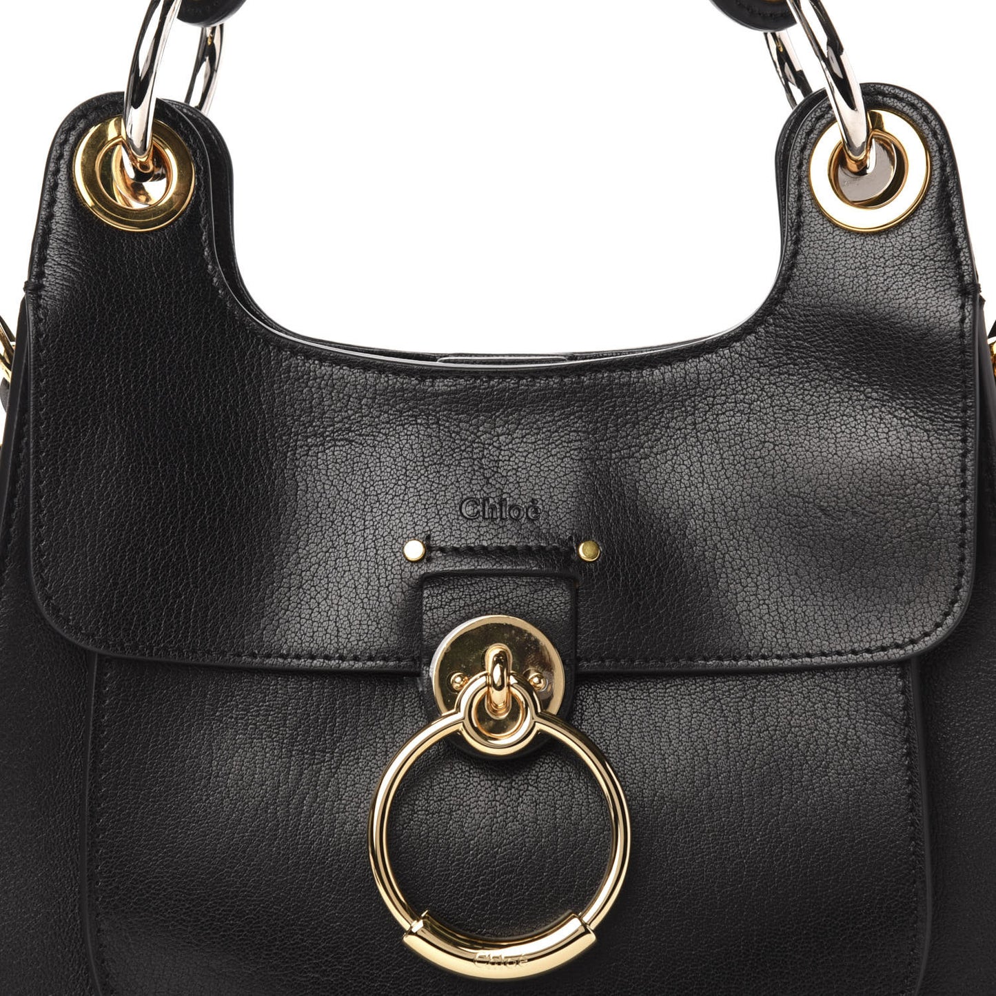 Calfskin Medium Tess Hobo Black