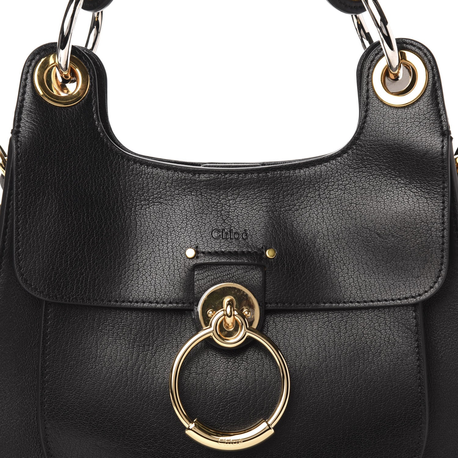 Chloe Calfskin Medium Tess Hobo Black 9 of 9