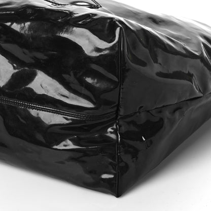 Chanel Vinyl XL Coco Cabas Black 9 of 11