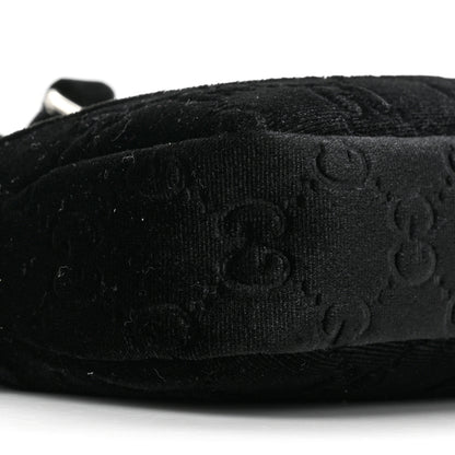 Gucci Velvet GG Monogram Small Jackie 1961 Hobo Black 10 of 10