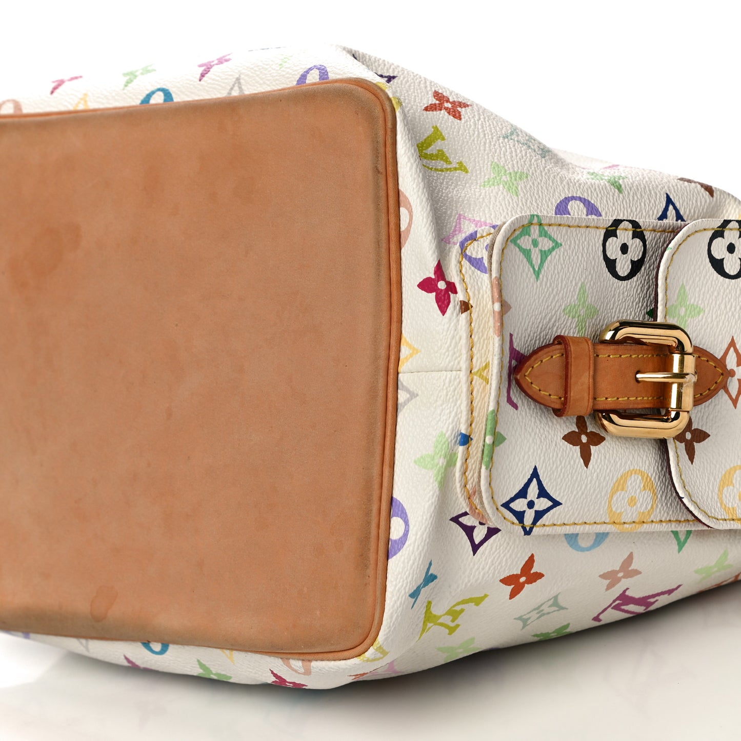 Monogram Multicolor Petit Noe White