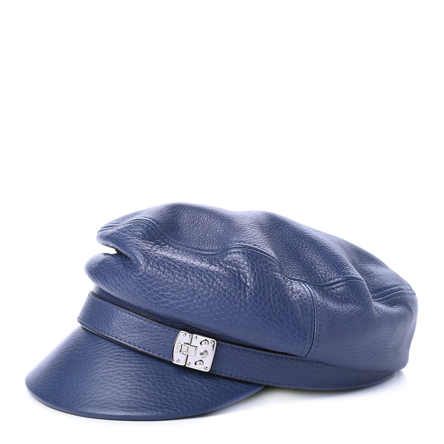 Calfskin Cellarius Hat L Washed Indigo