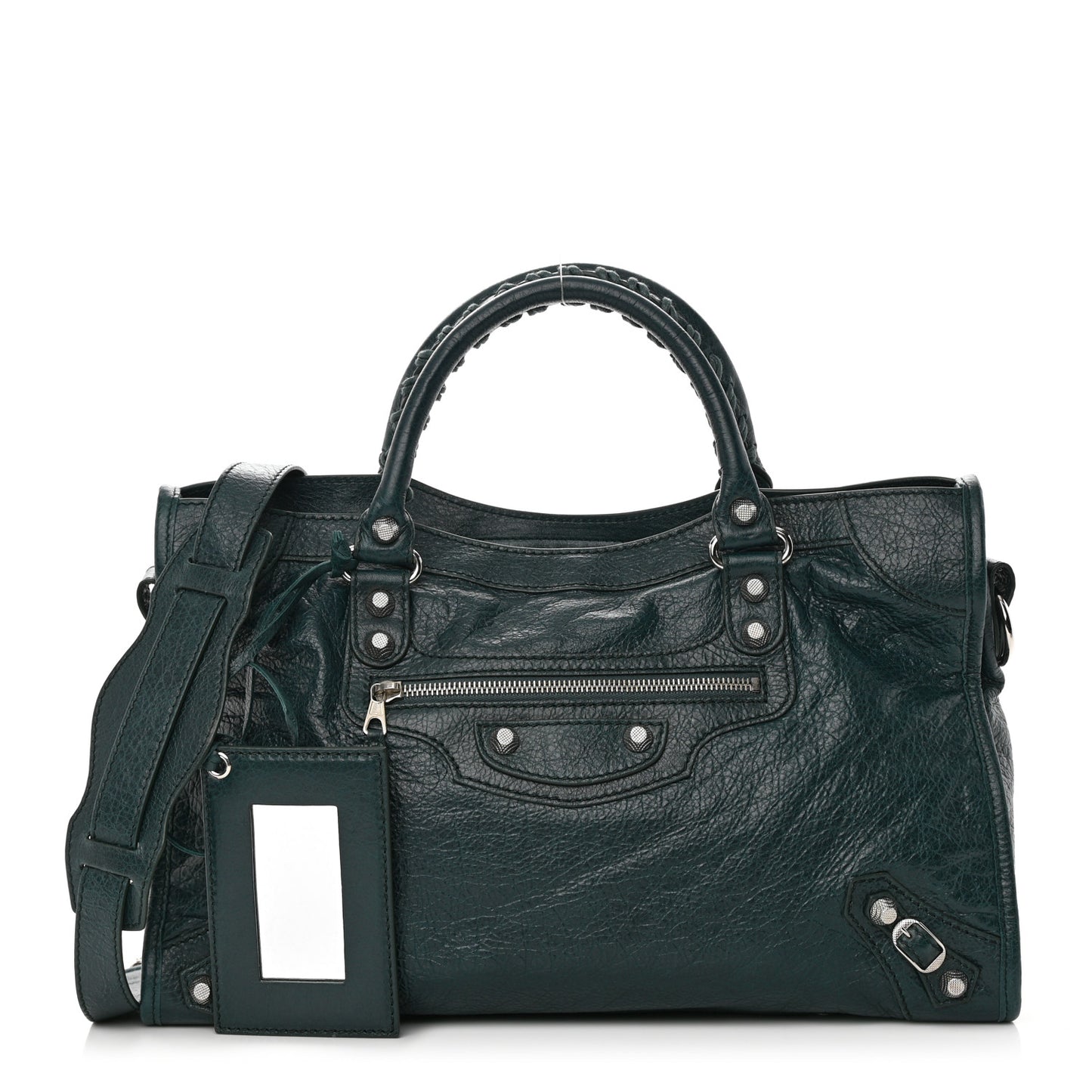 Agneau Giant 12 Silver Hardware City Vert Pinede