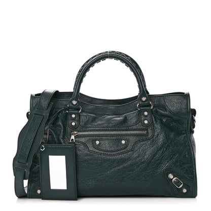 Balenciaga Agneau Giant 12 Silver Hardware City Vert Pinede 1 of 11
