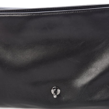 Chanel Lambskin Tweed Maxi Camellia Petals Flap Black 11 of 18