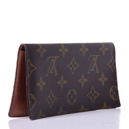 Louis Vuitton Monogram Simple Checkbook Holder Wallet Cover 3 of 11