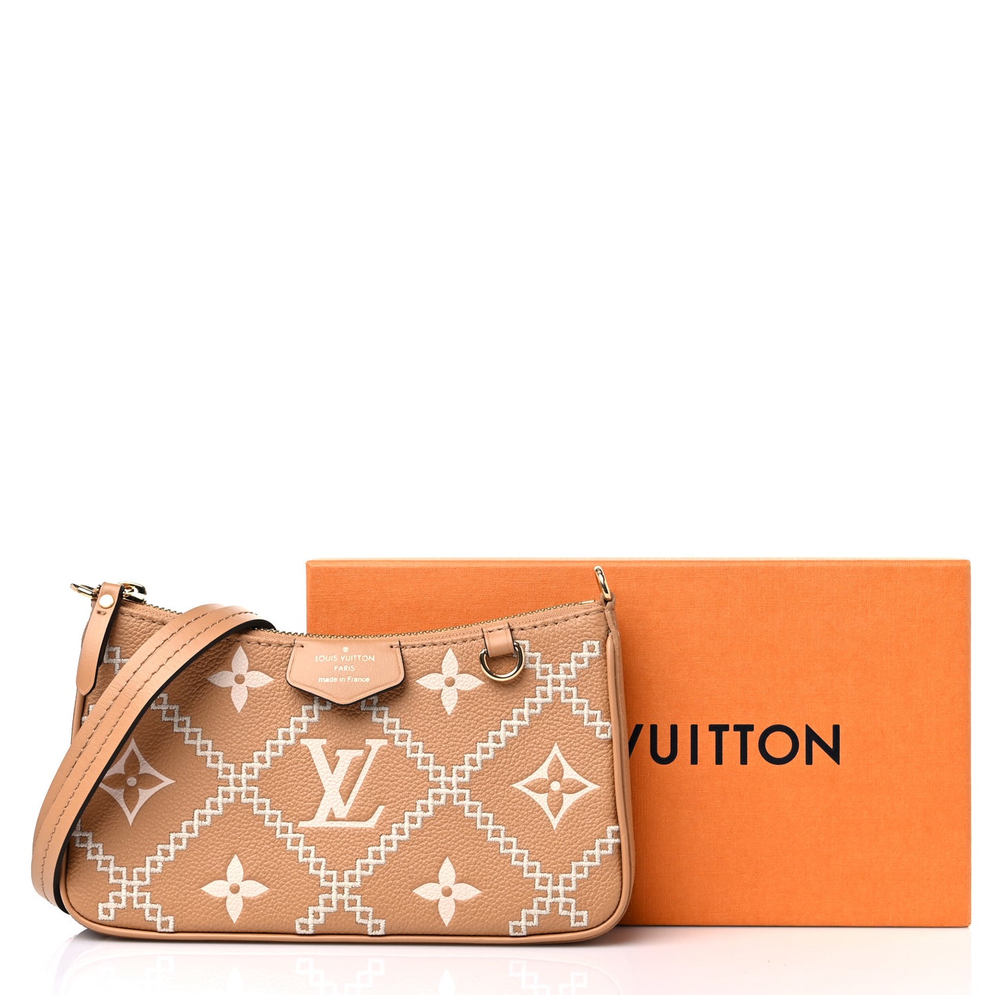 Empreinte Monogram Giant Broderies Easy Pouch On Strap Arizona
