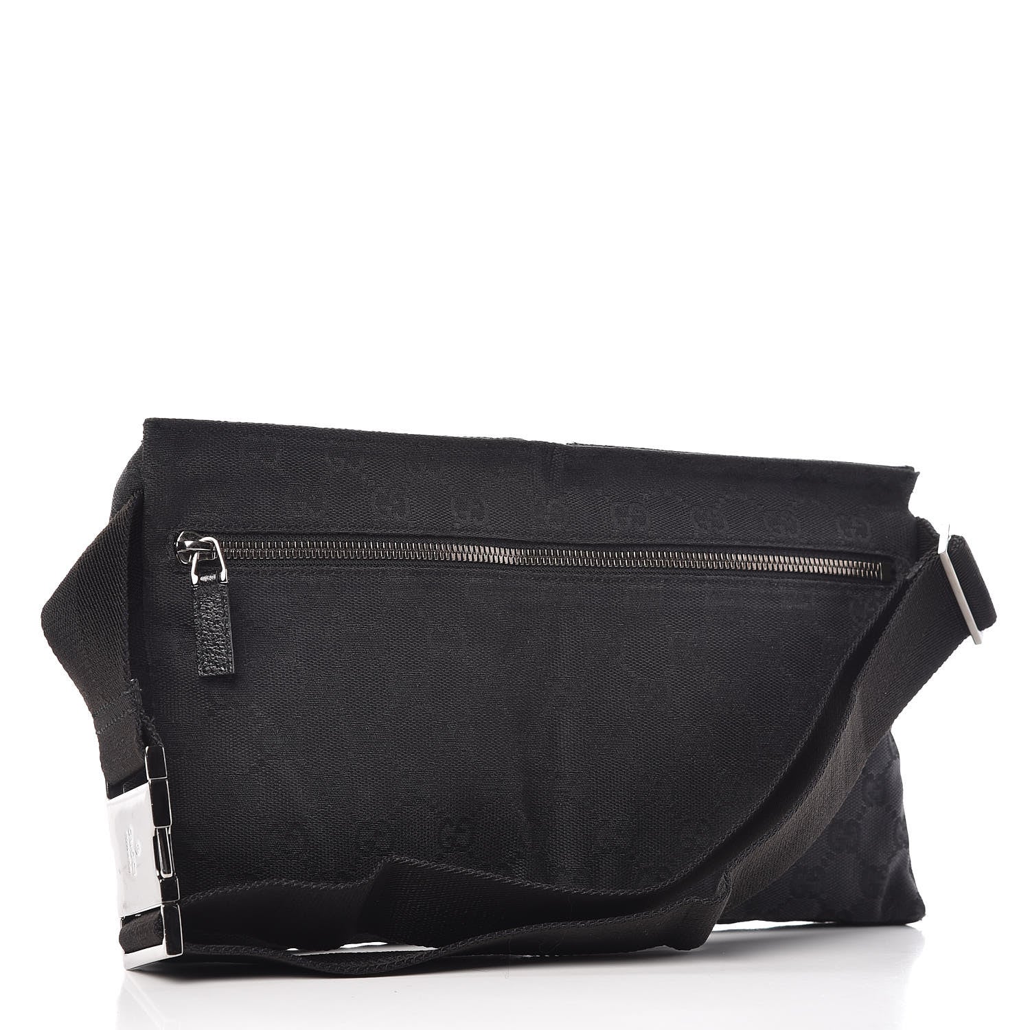 Gucci GG Monogram Double Pocket Belt Bag Black 3 of 15