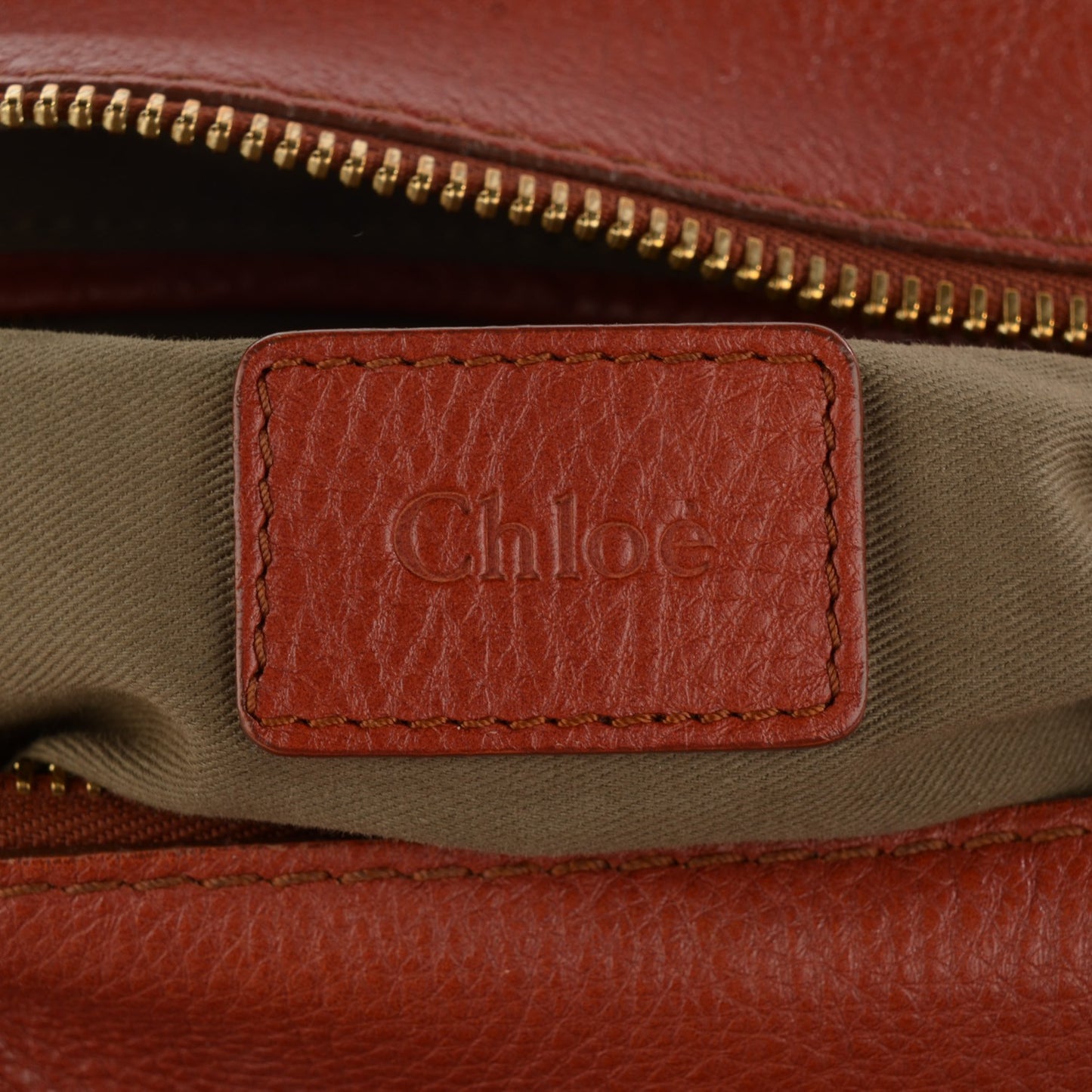 Calfskin Large Marcie Satchel Whiskey