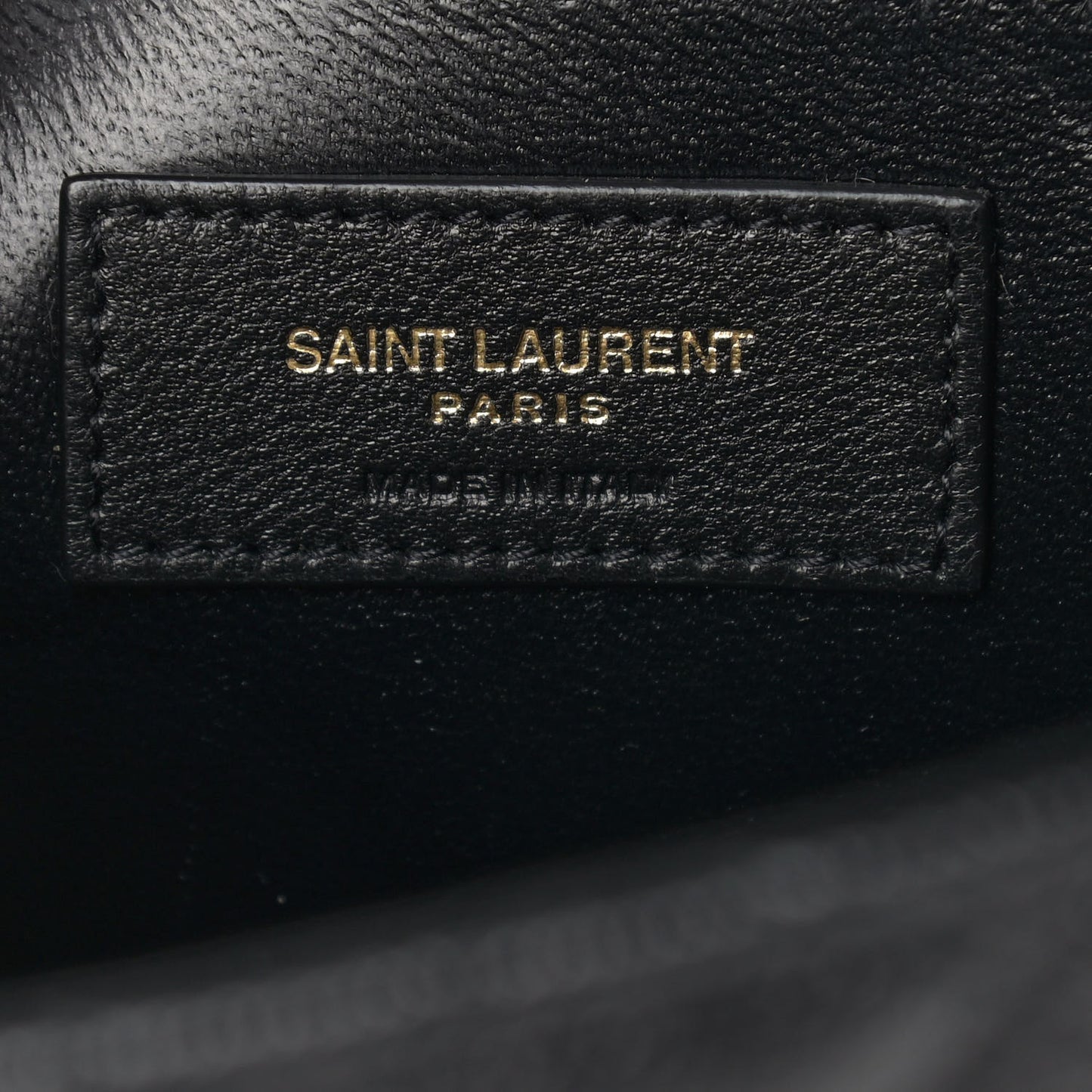 Grain De Poudre Textured Mixed Matelasse Triquilt Medium Monogram Satchel Black