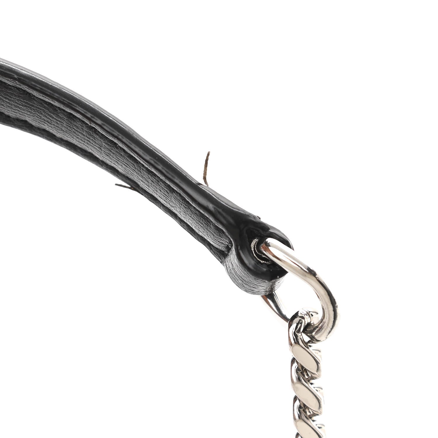 Saint Laurent Calfskin Monogram Sunset Chain Wallet Black 16 of 17