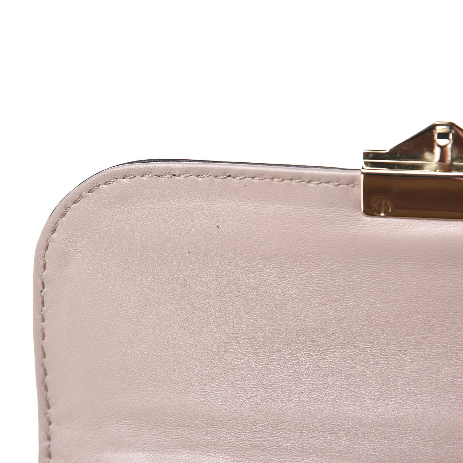 Valentino Garavani Calf Hair Leopard Print Small Glam Lock Rockstud Flap Blush 8 of 10