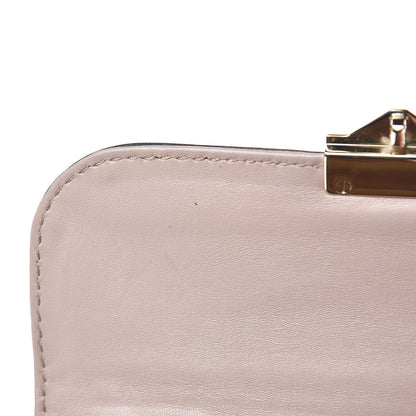 Valentino Garavani Calf Hair Leopard Print Small Glam Lock Rockstud Flap Blush 8 of 10