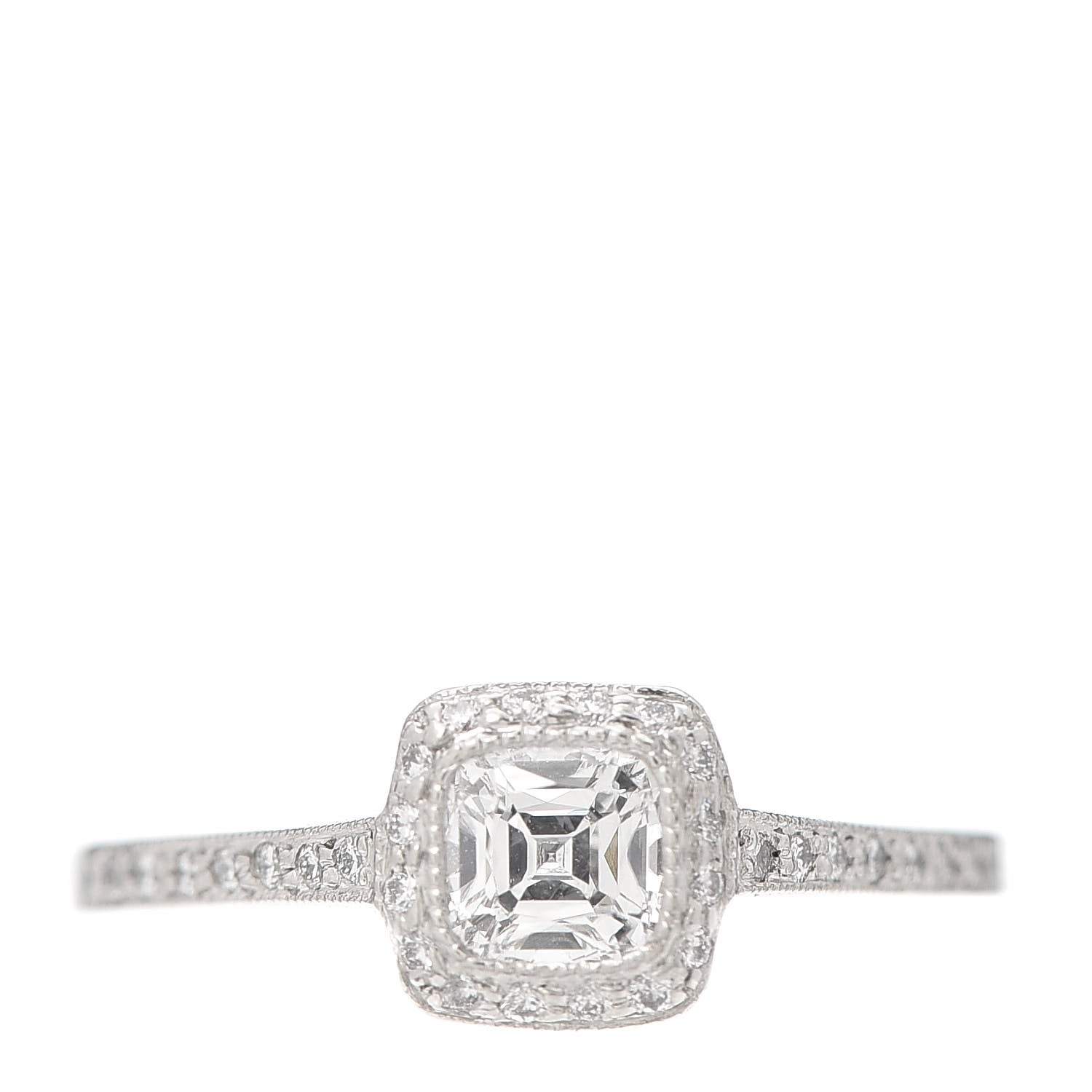 Tiffany Platinum Diamond .36ct Legacy Engagement Ring 47 4 1 of 6