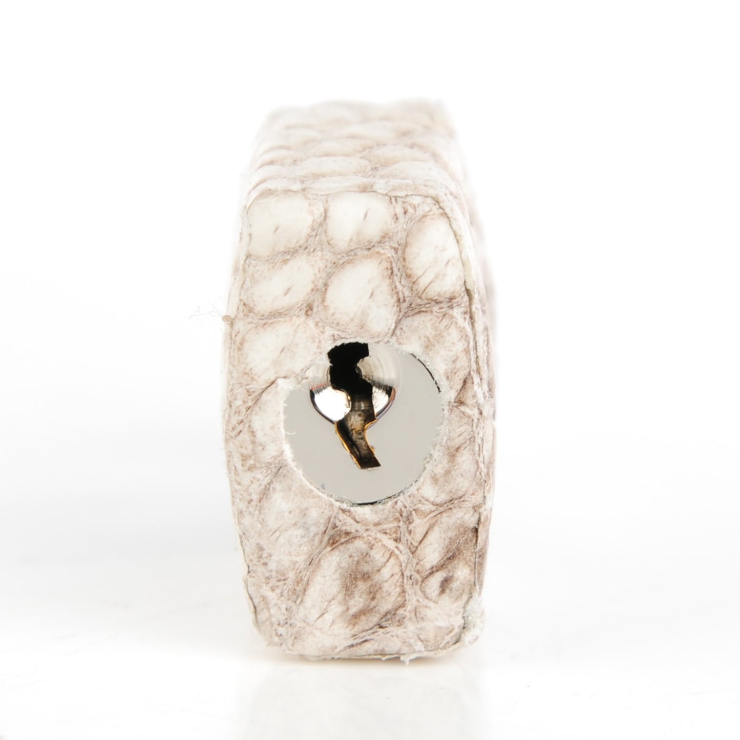 Matte Niloticus Crocodile Himalaya Kelly Retourne 25 White