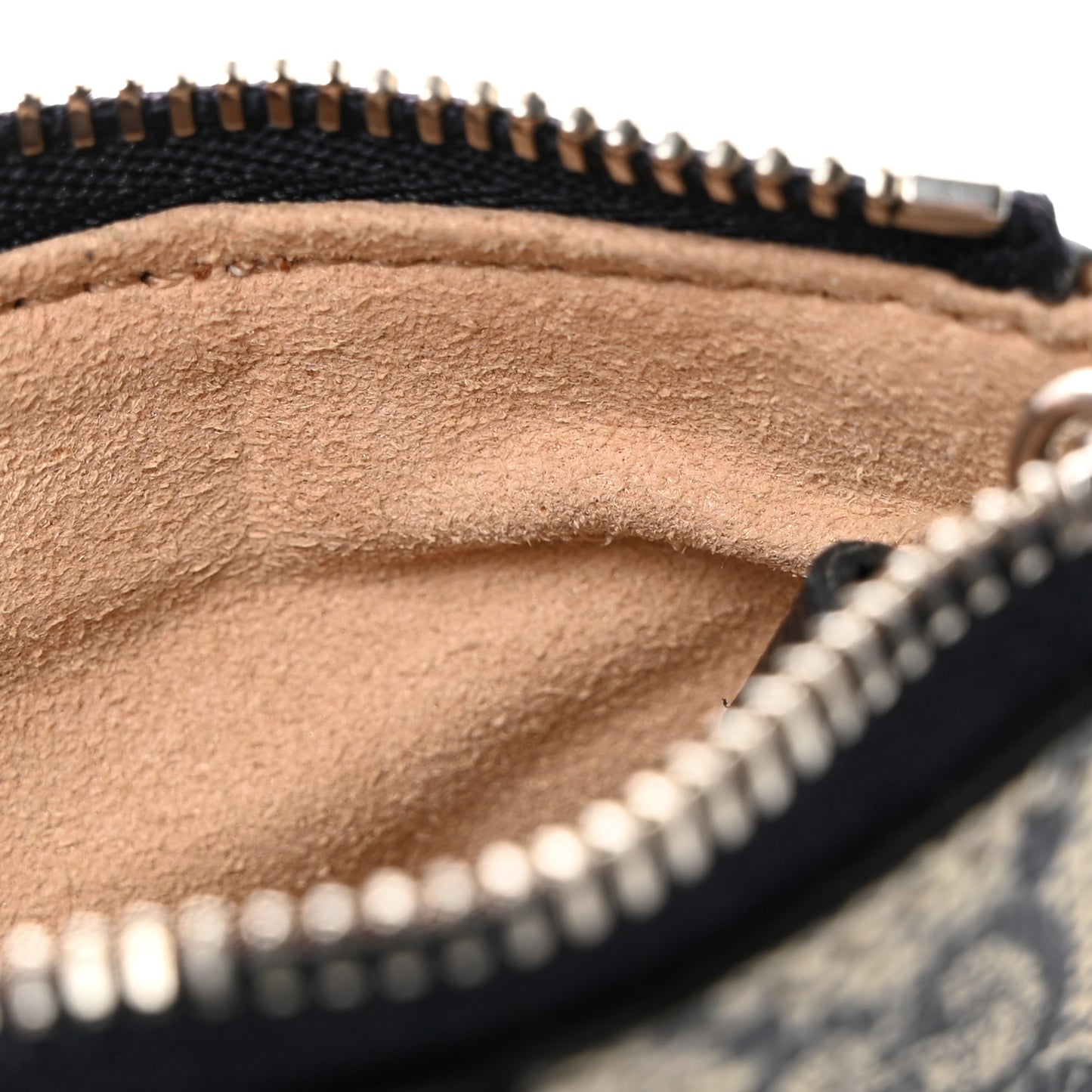 GG Supreme Monogram Web Ophidia Key Case Beige Blue