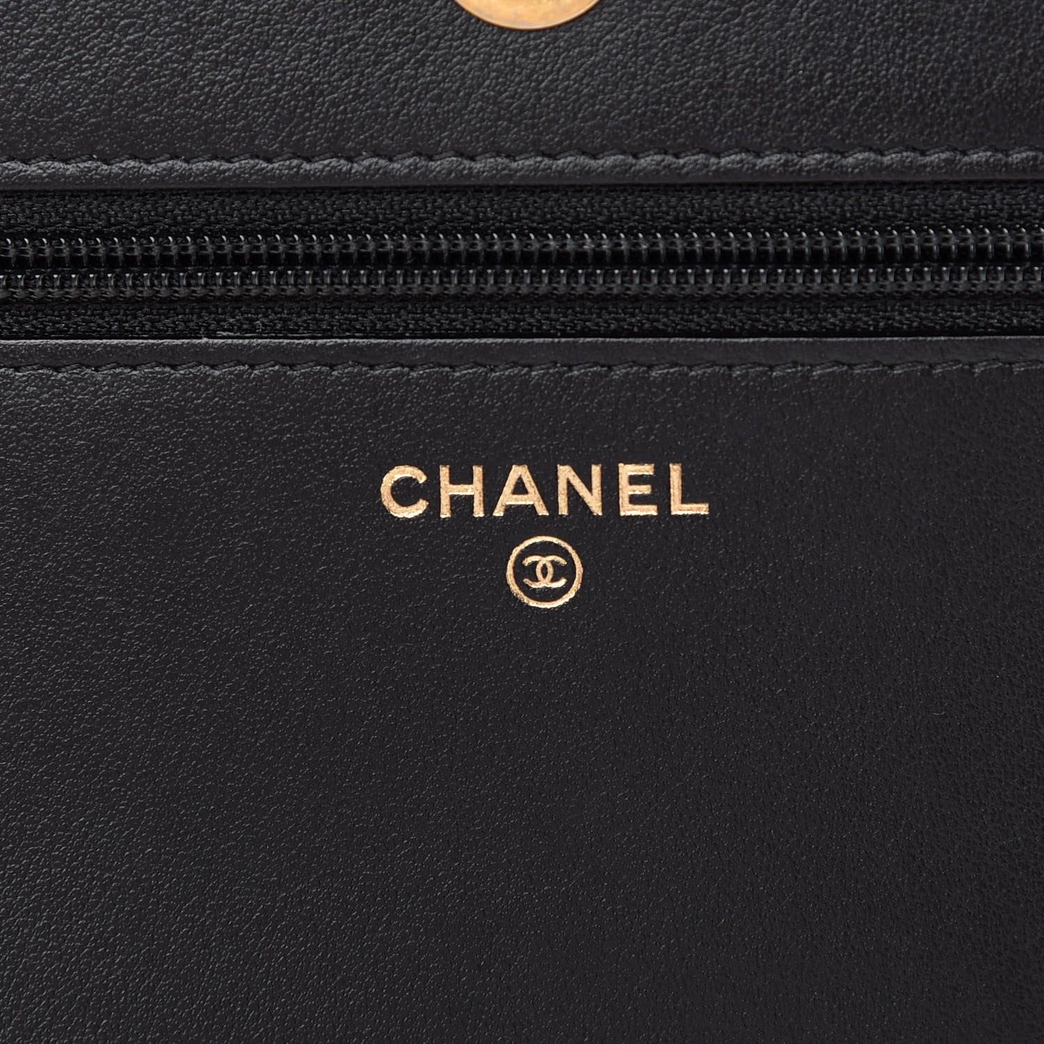 Chanel Caviar Quilted Boy Wallet On Chain WOC Black 6 of 10