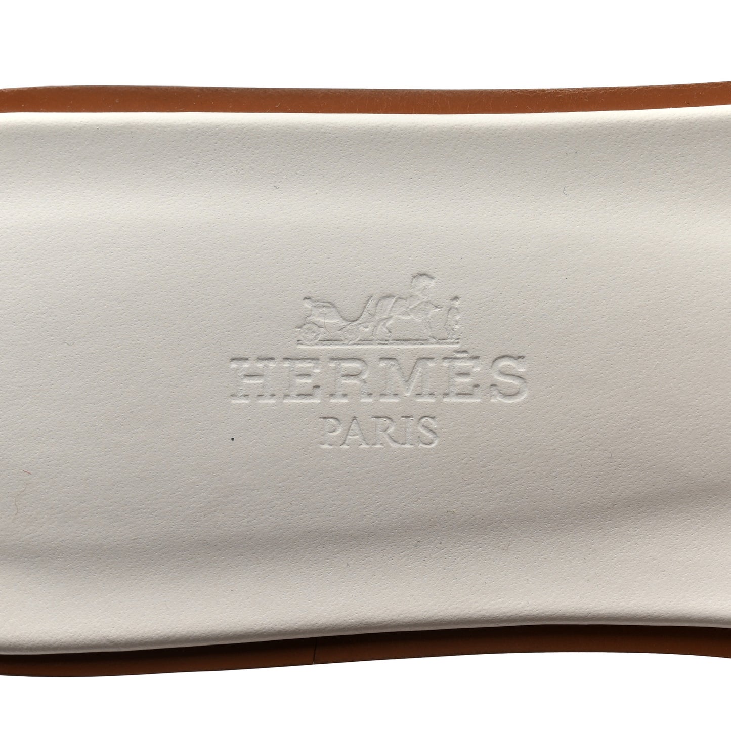Box Calfskin Oran Sandals 37.5 White