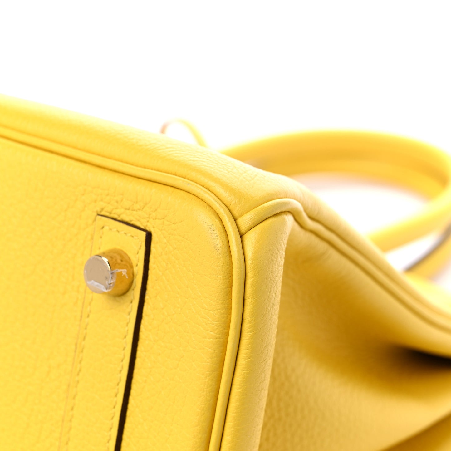 Taurillon Novillo Birkin 30 Jaune De Naples